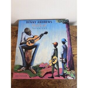 African American Black Jazz Blues  Wall Calendar 2004 Art Prints Benny Andrews